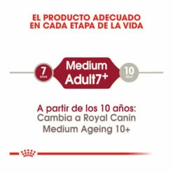 Royal Canin Medium +7 Adult Pienso Para Perros 15 Kg 11 Royal Canin Medium +7 Adult Pienso Para Perros 15 Kg -Tienda barata Tiendanimal pienso perros royal canin adult medium 7 ROY152270 M205 1