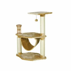 Flamingo Arpont Árbol Rascador Beige Para Gatos 62 X 37 X 86 Cm