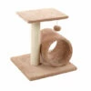 TK-Pet Toulouse Rascador Con Túnel Beige Para Gatos 38 X 38 X 40 Cm