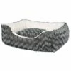 Trixie Kaline Cama Rectangular Gris Y Beige Para Perros 65 Cm X 50 Cm