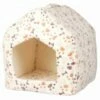 Trixie Lingo Cama Cueva Blanca Con Beige Para Perros 40 Cm X 40 Cm X 45 Cm