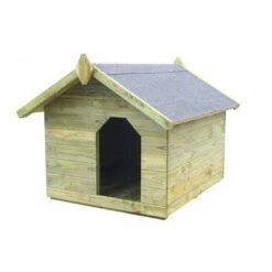 Vidaxl Caseta De Madera Para Perros 104,5 Cm X 153,5 Cm X 94 Cm
