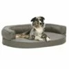 Vidaxl Colchón De Cama Ergonómico Gris Para Perros 60 Cm X 42 Cm