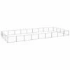 VidaXL Perrera De Acero Grande Para Perros 900 Cm X 400 Cm X 70 Cm