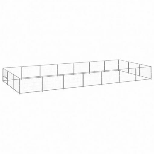 VidaXL Perrera De Acero Mediana Para Perros 700 Cm X 300 Cm X 70 Cm -Tienda barata Tiendanimal vidaxl perrera acero mediana para perros mta 40993