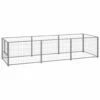 VidaXL Perrera De Acero Pequeña Rectangular Para Perros 300 Cm X 100 Cm X 70 Cm